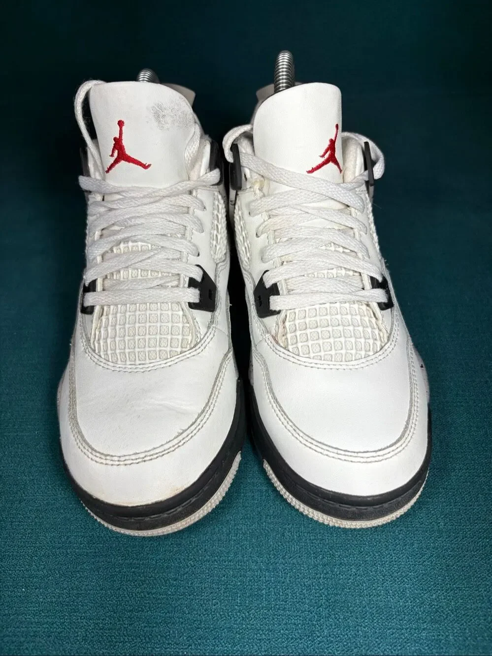 Air Jordan 4 Retro White Cement Youth Size 3Y Sneakers IB4388-100 Kids GS